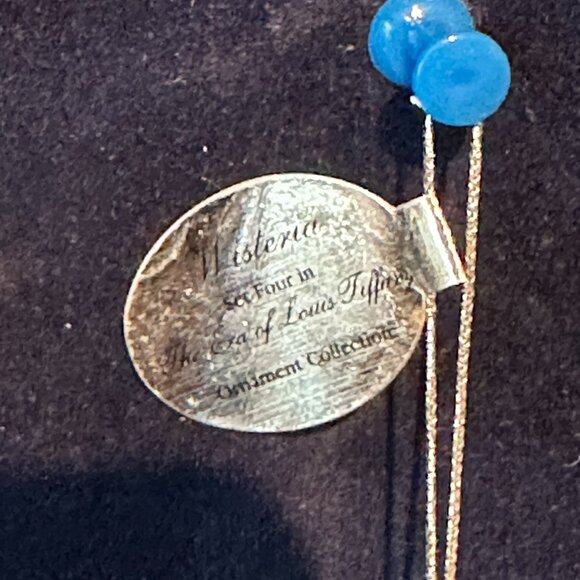 Bradford Exchange Era Of Louis Tiffany Heirloom Porcelain Ornament Collection - Picture 6 of 10